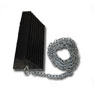 WHEEL CHOCK with 8ft. CHAIN