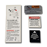 DECAL- WARNING KIT [SET OF 4]